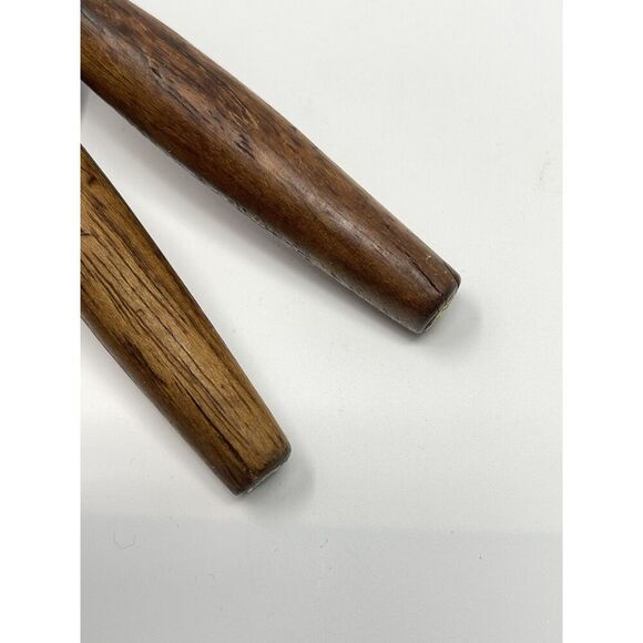 Dansk FJORD Salad Forks Teak Handle Stainless Steel Germany 6 5/8” Set Of 5 - Picture 9 of 9